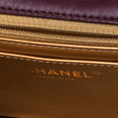 Chanel Lambskin Quilted Mini Pearl Crush Flap Burgundy 5 of 8