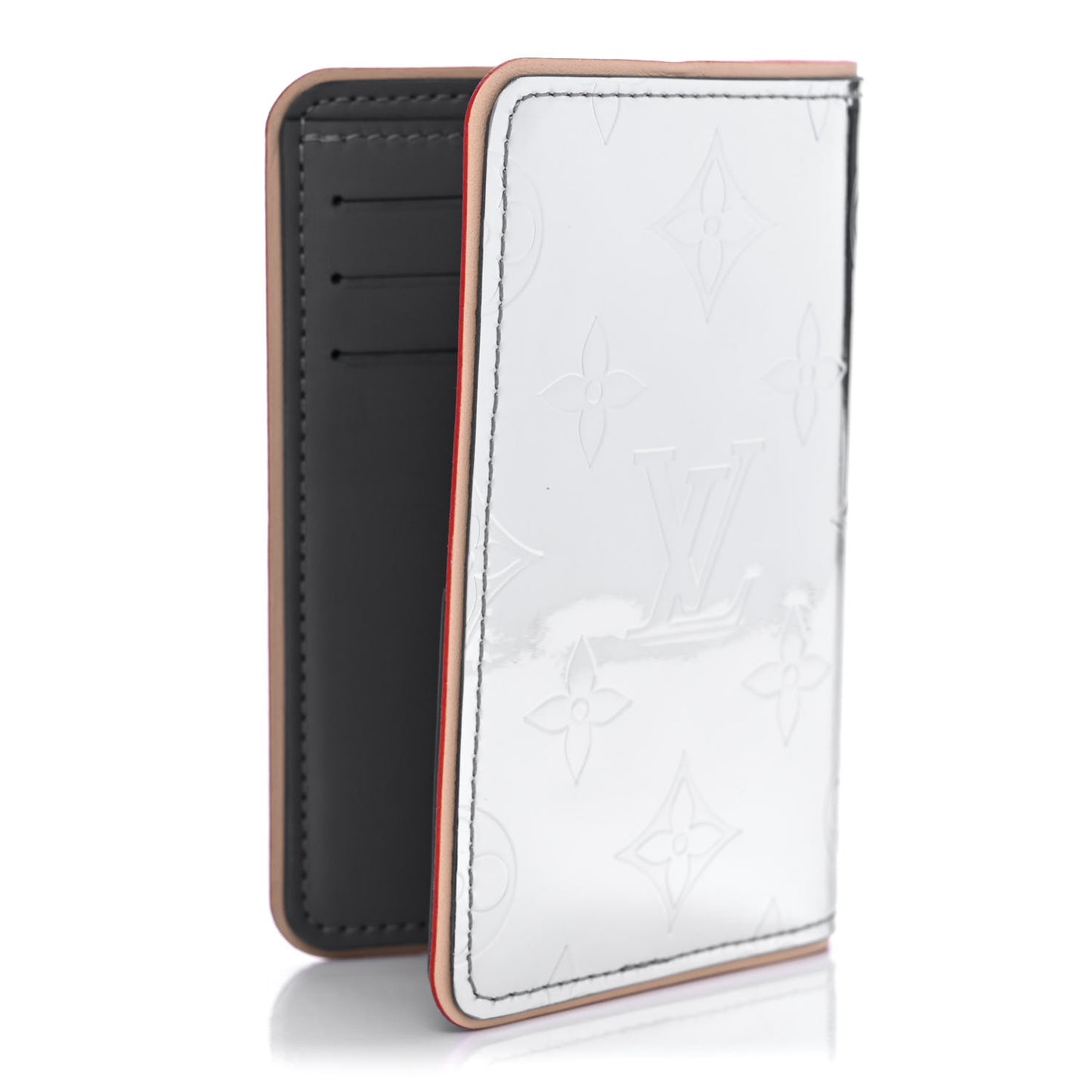 Monogram Mirror Slender Pocket Organizer