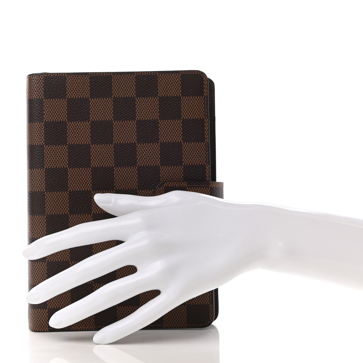 Damier Ebene Medium Ring Agenda Cover