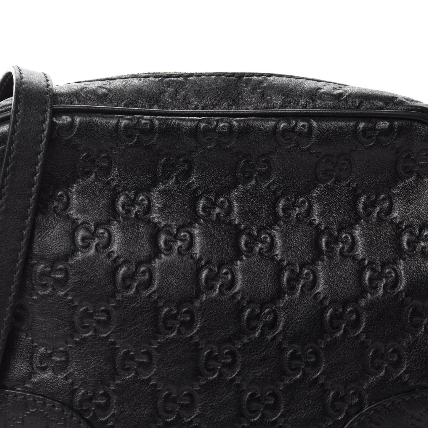 Guccissima Mini Bree Messenger Bag Black