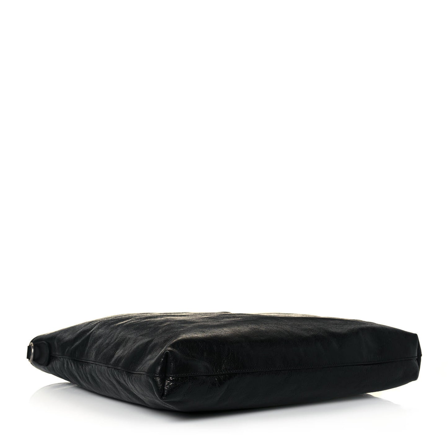 Fluffy Calfskin Morpheus Tote Bag Black