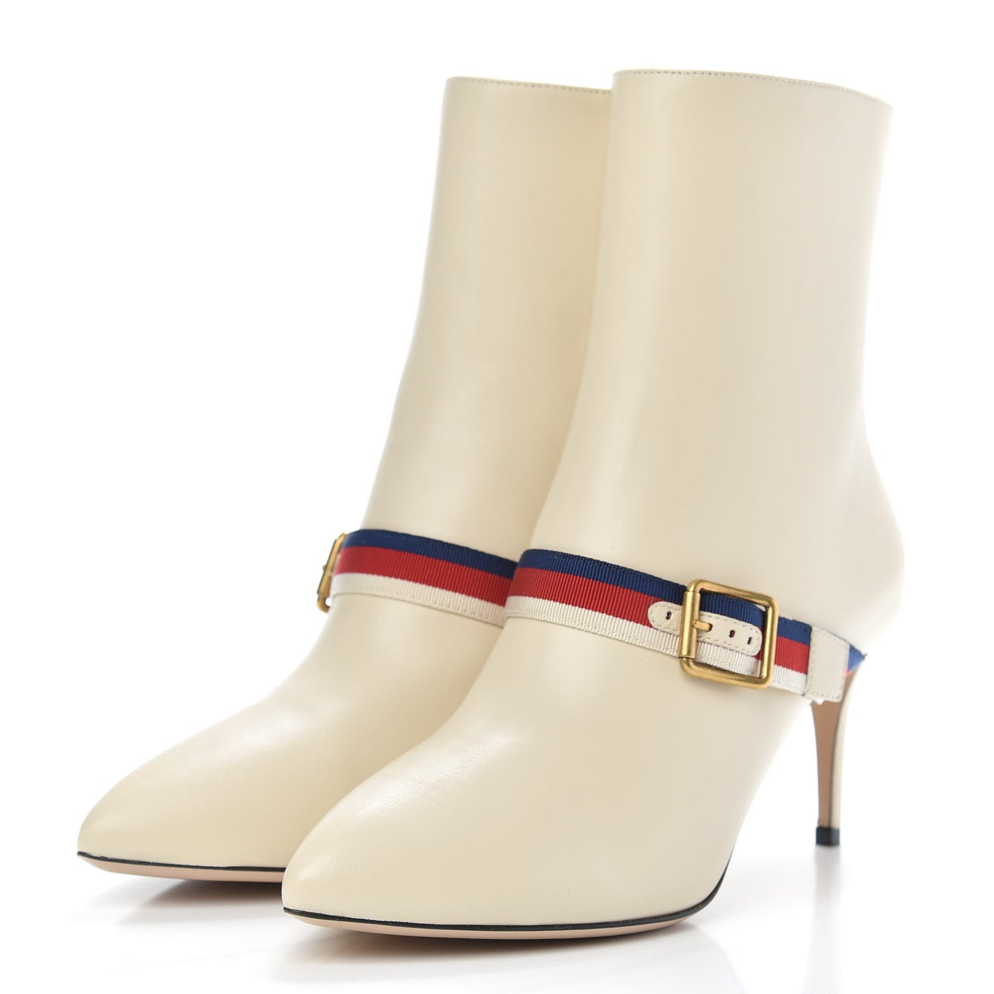 Nappa Sylvie Ankle Boots 38 Mystic White