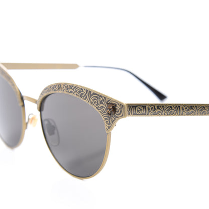 Gucci Metal Tiger GG0220S Sunglasses Antique Gold 7 of 8