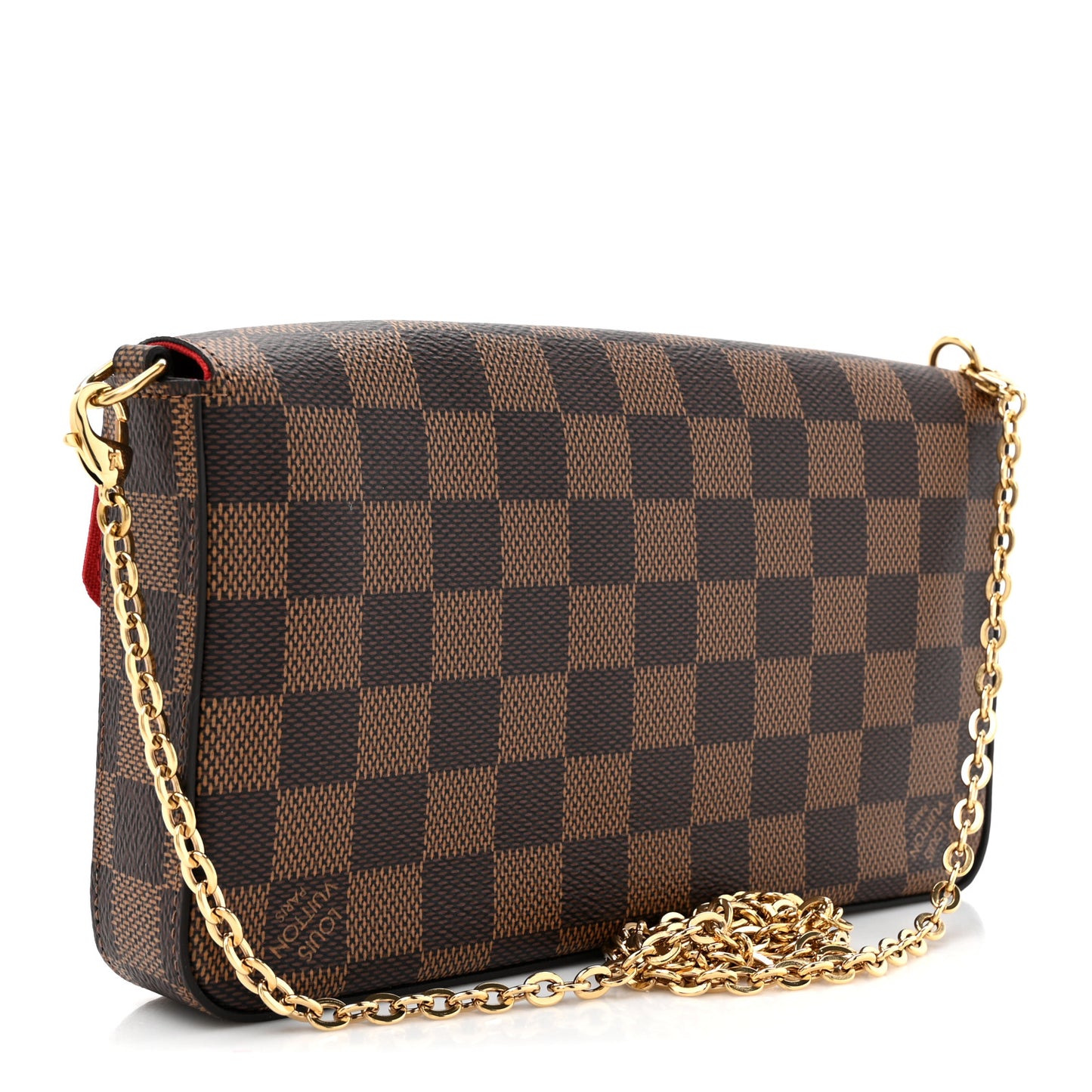 Damier Ebene Pochette Felicie Chain Wallet