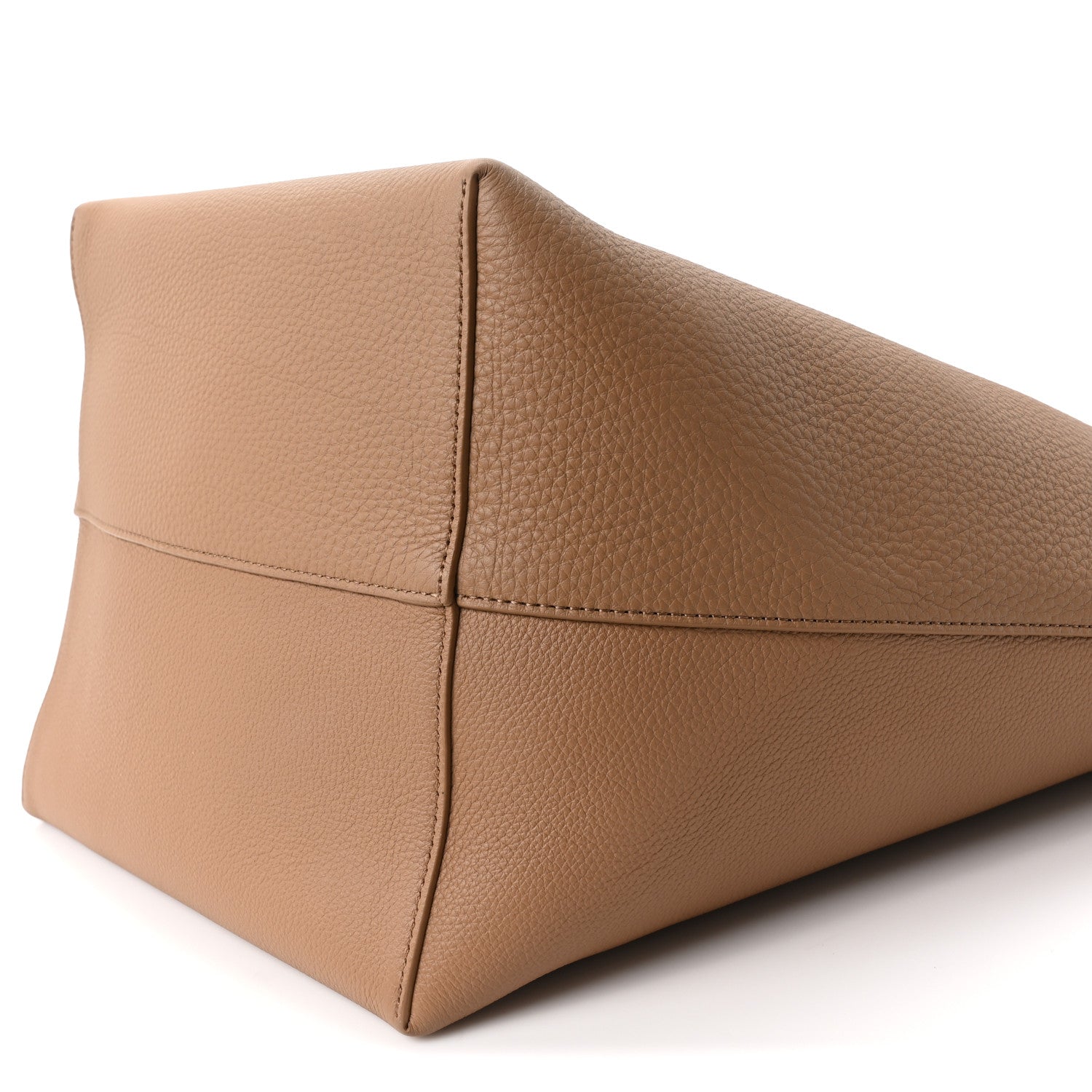 The Row Grained Calfskin Large N/S Park Tote Sandpit 9 of 9