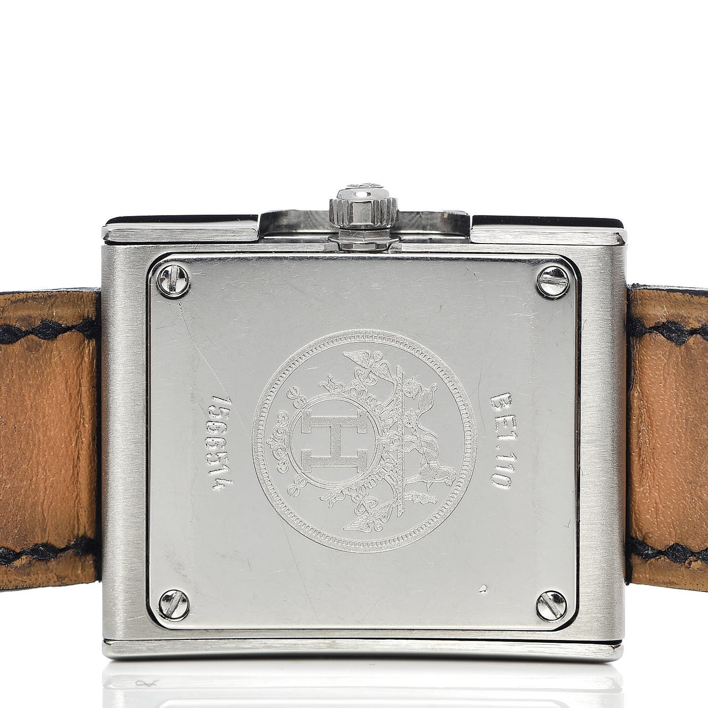 Stainless Steel Barenia 22mm Belt Quartz Watch Noir