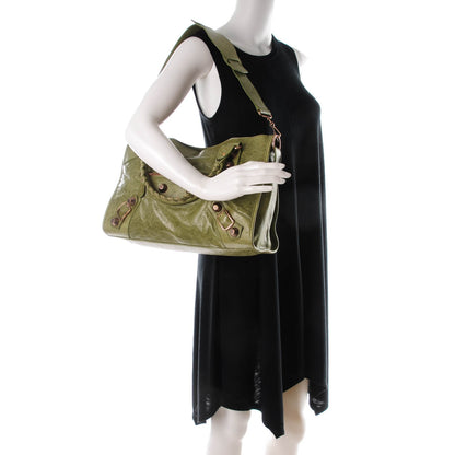 Balenciaga Agneau Giant 21 Rose Gold Hardware City Light Olive 2 of 8