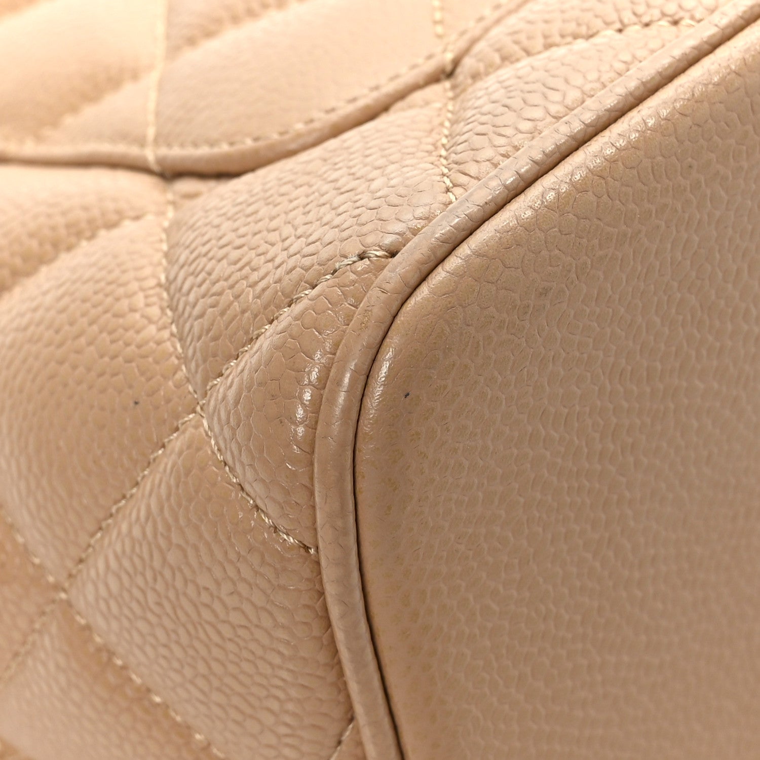 Chanel Caviar Quilted Medallion Tote Beige 10 of 11