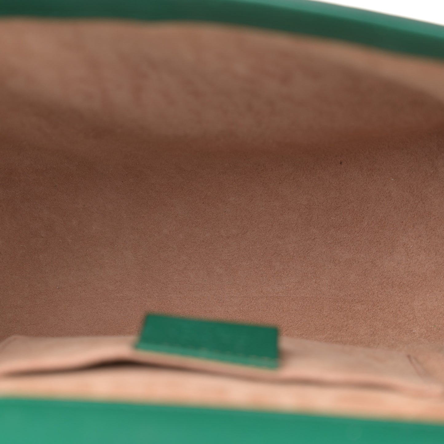 Calfskin Studded Small Padlock Shoulder Bag Emerald