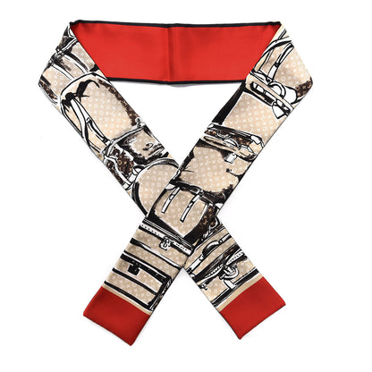 Louis Vuitton Silk Monogram Trunks Bandeau Brown 1 of 3