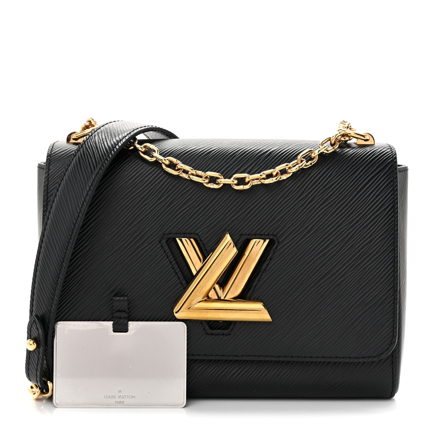 Louis Vuitton Epi Twist Shoulder Bag MM Black 3 of 12