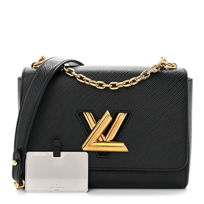 Louis Vuitton Epi Twist Shoulder Bag MM Black 3 of 12