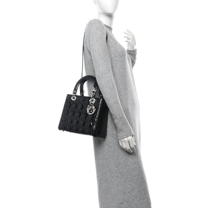 Christian Dior Patent Cannage Medium Lady Dior Black 2 of 11