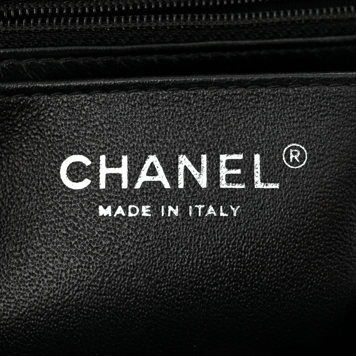Caviar Quilted Mini Square Flap Dark Charcoal
