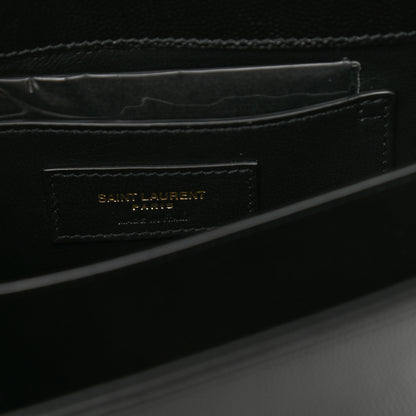 Saint Laurent Grain de Poudre Mini Classic Monogram Cassandra Top Handle Black 7 of 10