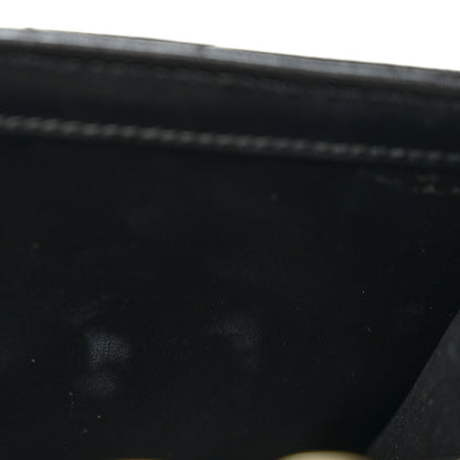Salvatore Ferragamo Calfskin Quilted Gancini Flap Bag Black 10 of 11
