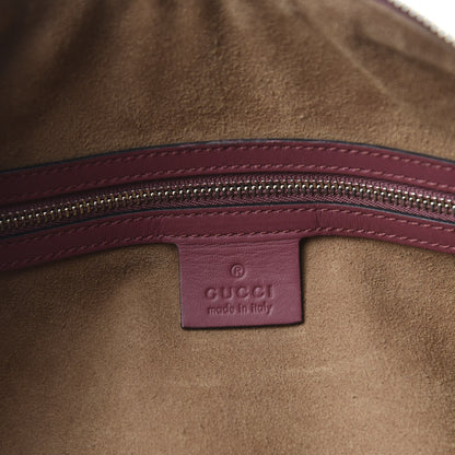 Gucci GG Supreme Monogram Blooms Medium Boston Beige Multicolor Dry Rose 8 of 11
