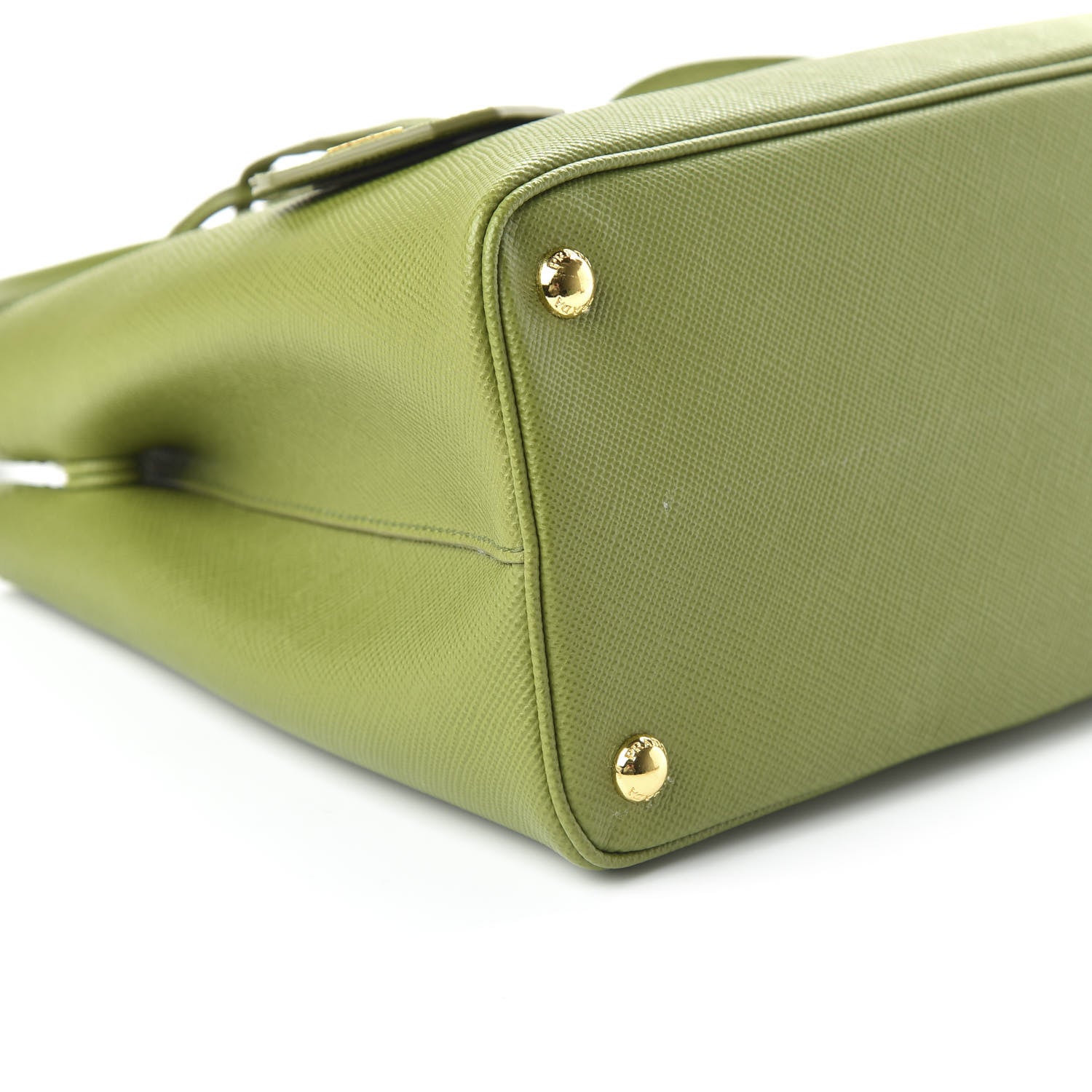 Prada Saffiano Cuir Small Double Bag Edera Anice 6 of 10
