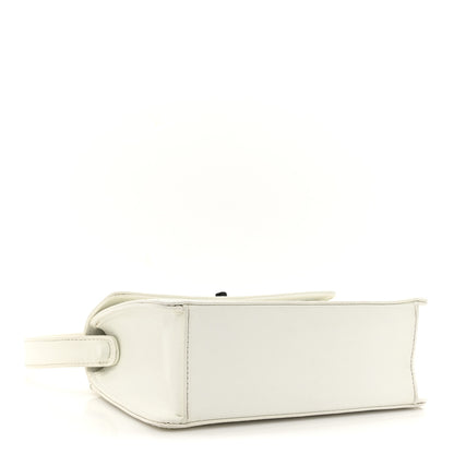 Chanel Caviar Top Handle Kelly Flap White 6 of 21