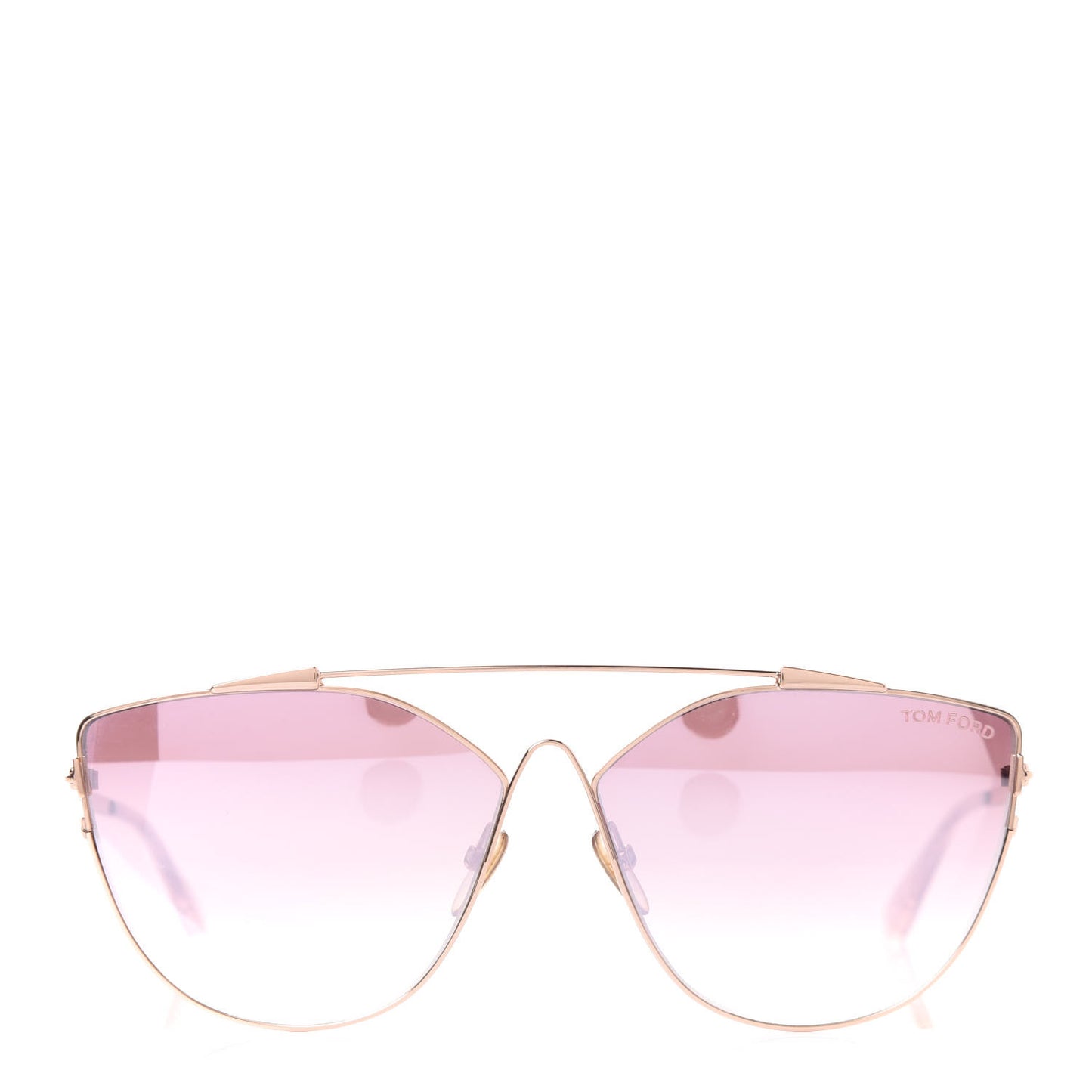 Jacquelyn 02 Aviator Sunglasses TF563 Rose Gold
