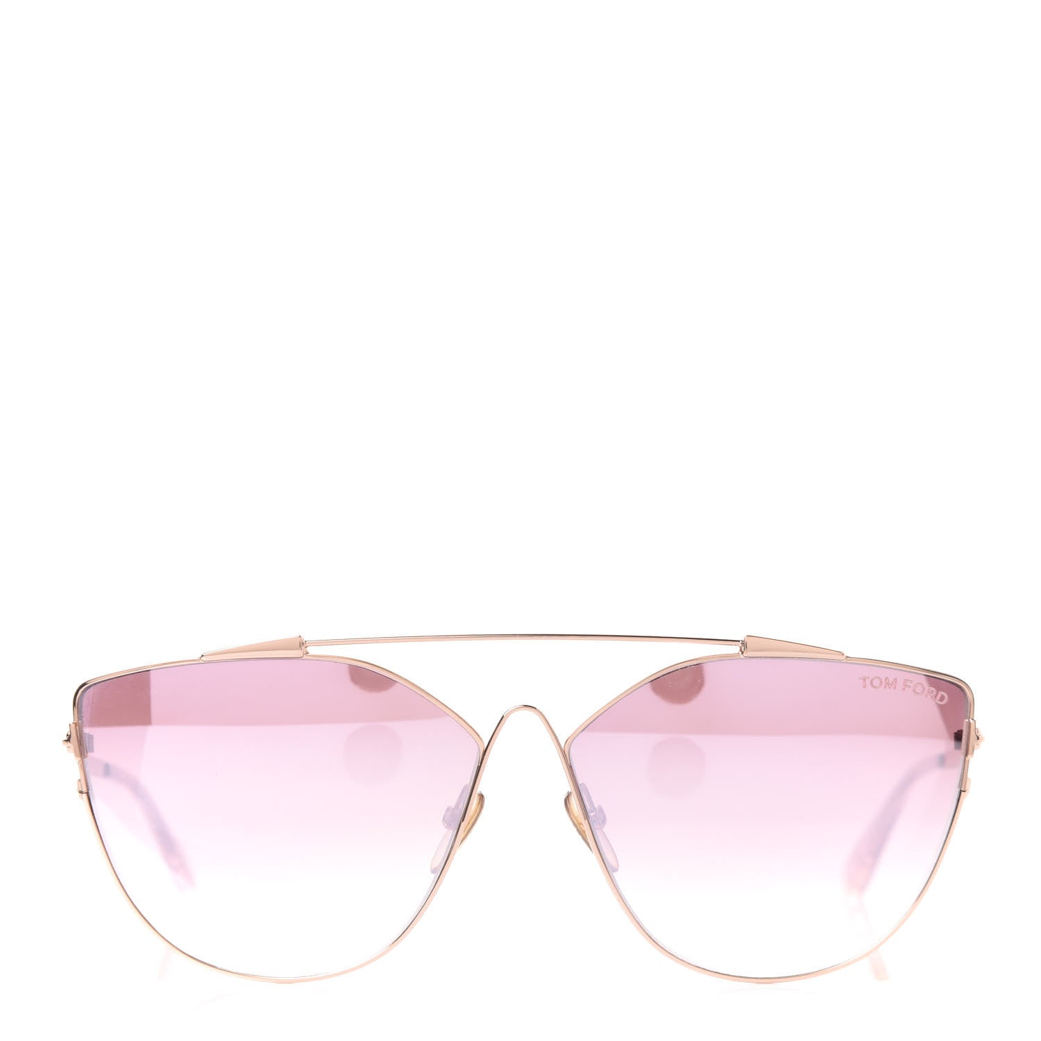 Tom Ford Jacquelyn 02 Aviator Sunglasses TF563 Rose Gold 2 of 9