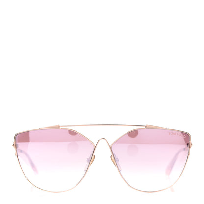 Tom Ford Jacquelyn 02 Aviator Sunglasses TF563 Rose Gold 2 of 9