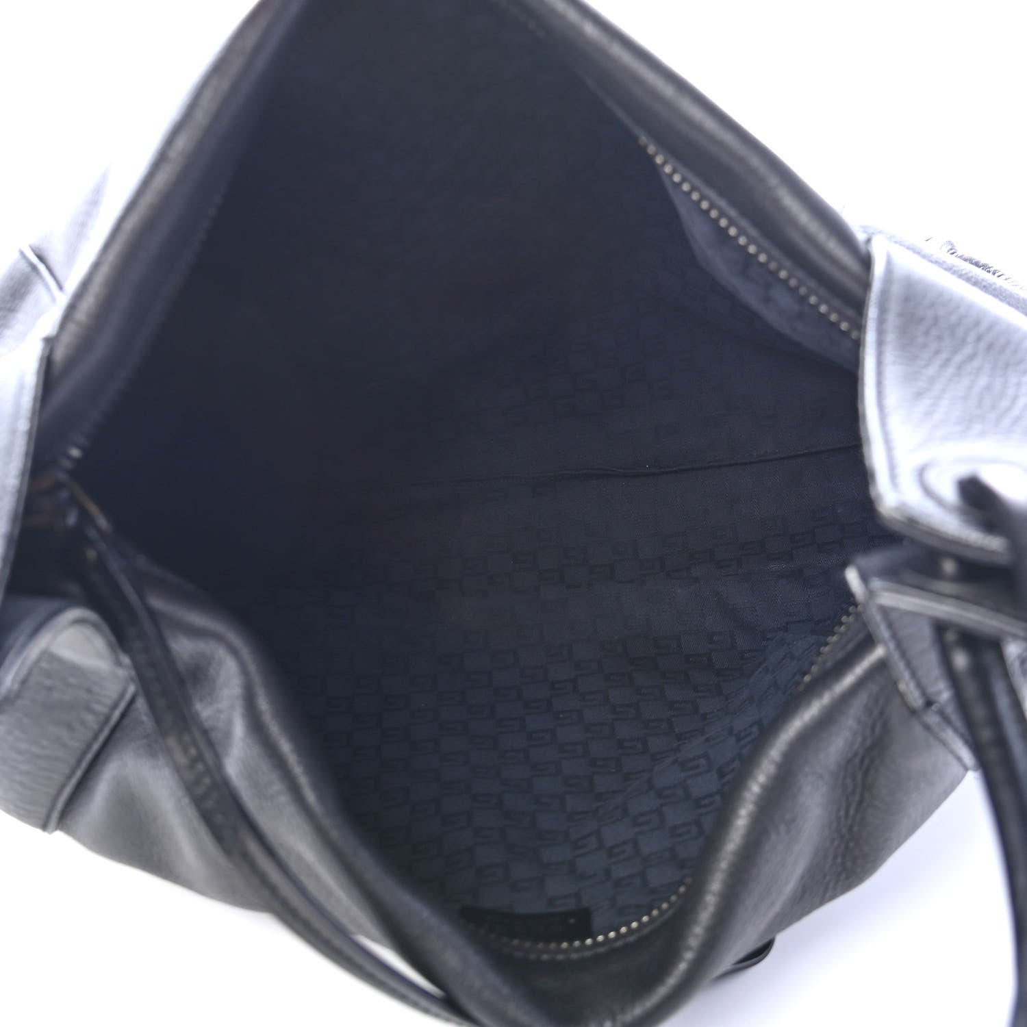 Gucci Calfskin Shoulder Bag Black 5 of 9