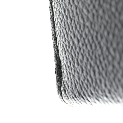 Saint Laurent Grained Calfskin Rive Gauche Zip Around Wallet Black 10 of 10