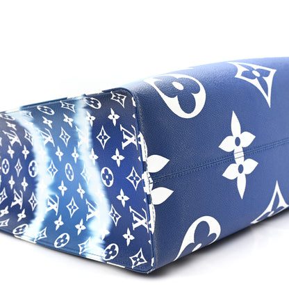 Louis Vuitton Monogram Escale Onthego GM Blue 8 of 9