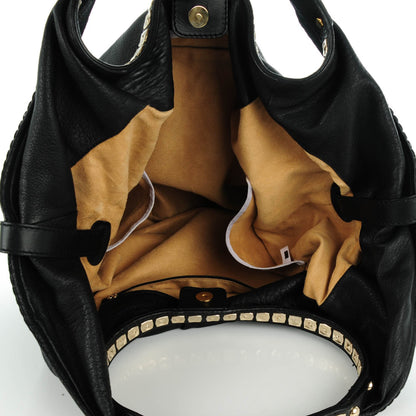 Jimmy Choo Grained Nappa Large Sylvia Hobo Black 5 of 8