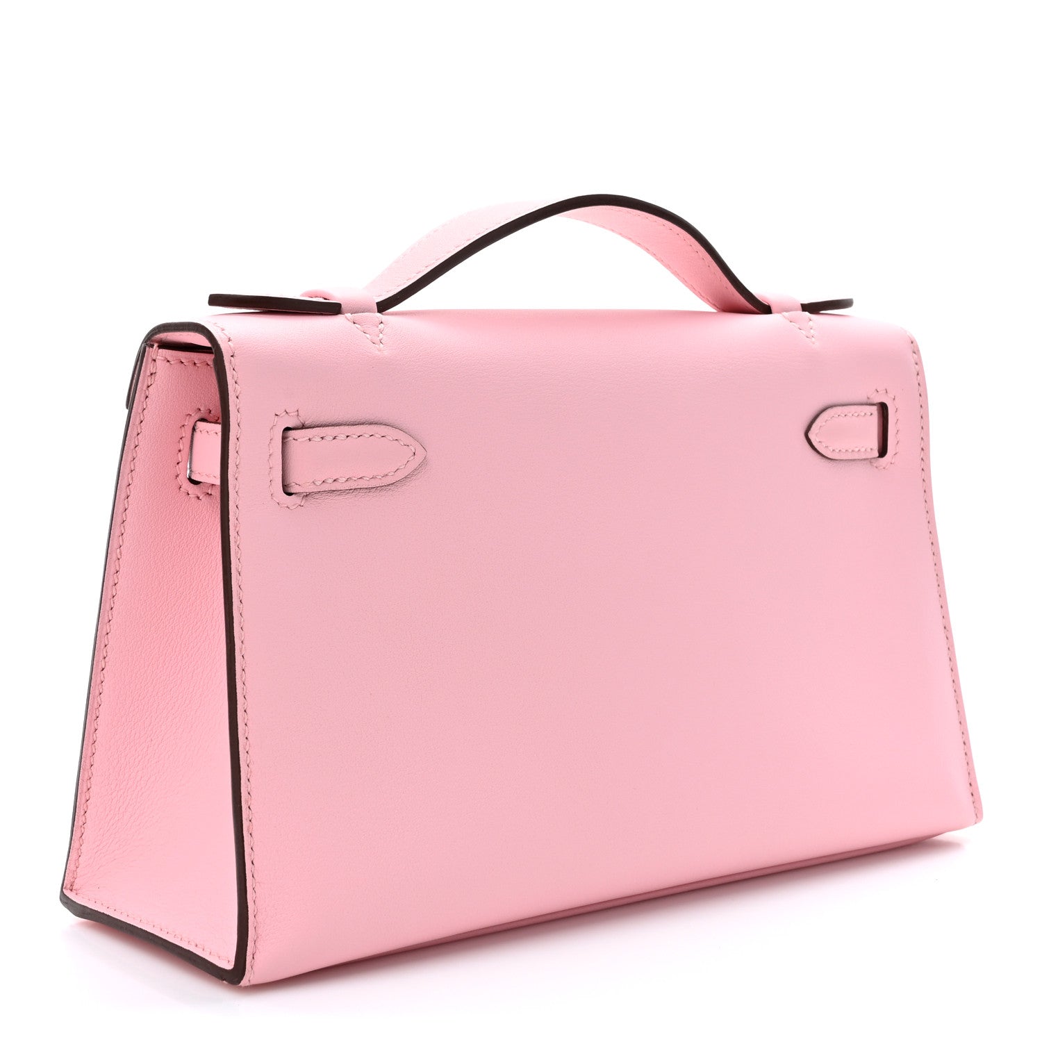Hermes Swift Kelly Pochette Clutch Rose Sakura 3 of 11