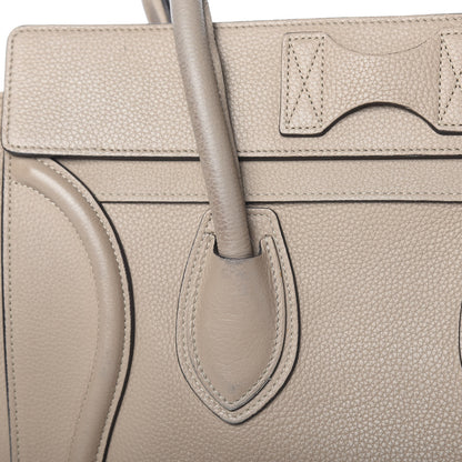 Celine Drummed Calfskin Mini Luggage Dune 14 of 23