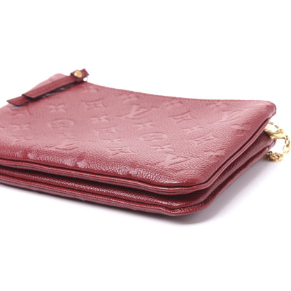 Louis Vuitton Empreinte Double Zip Pochette Cherry Berry 9 of 11