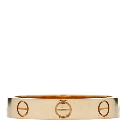 Cartier 18K Yellow Gold 3.5mm LOVE Wedding Band Ring 57 8 3 of 5