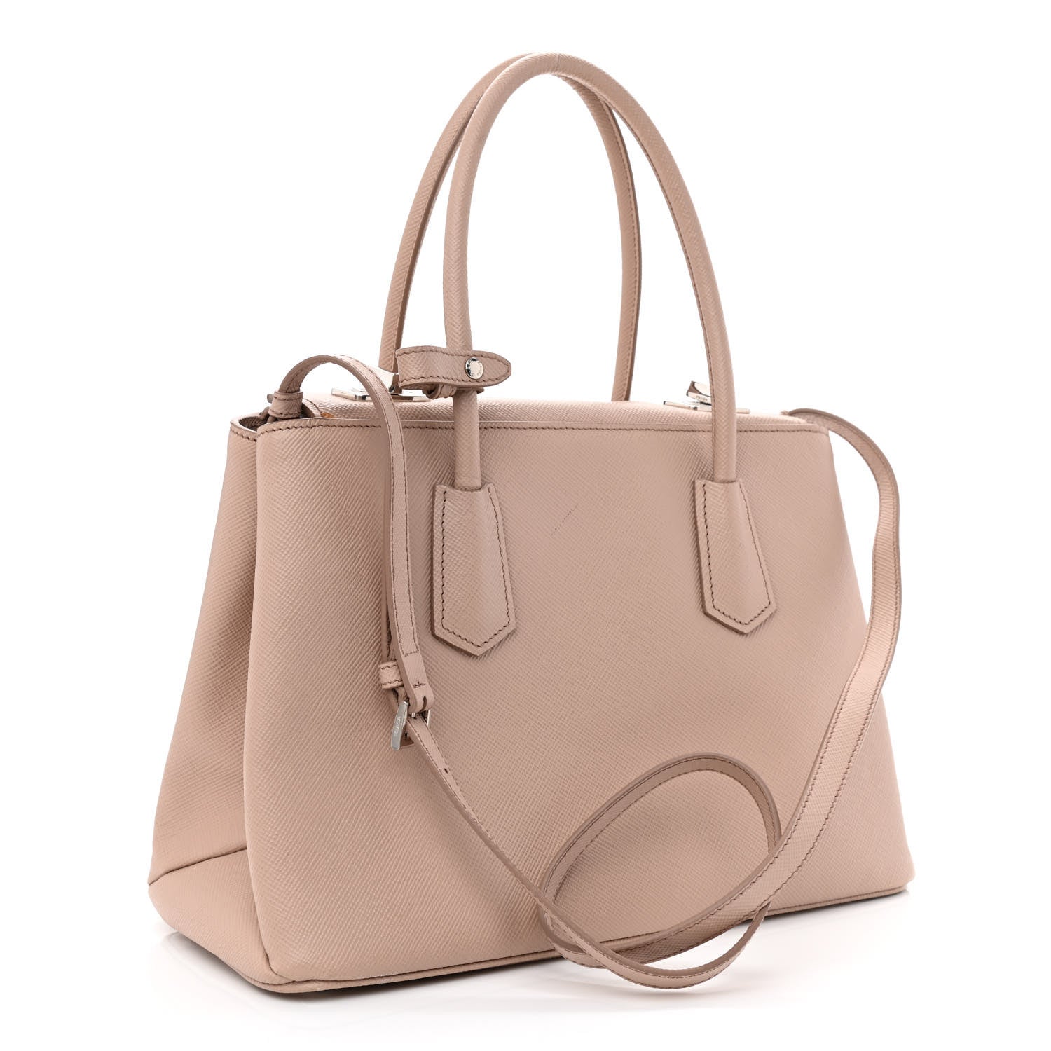 Prada Saffiano Cuir Twin Tote Cammeo 3 of 16