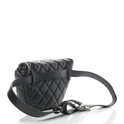 Chanel Calfskin Quilted Waist Belt Bag Black 2 of 4