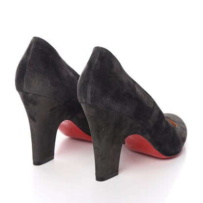 Christian Louboutin Veau Velours Akdooch 85 Pumps 40 Charbon 4 of 7