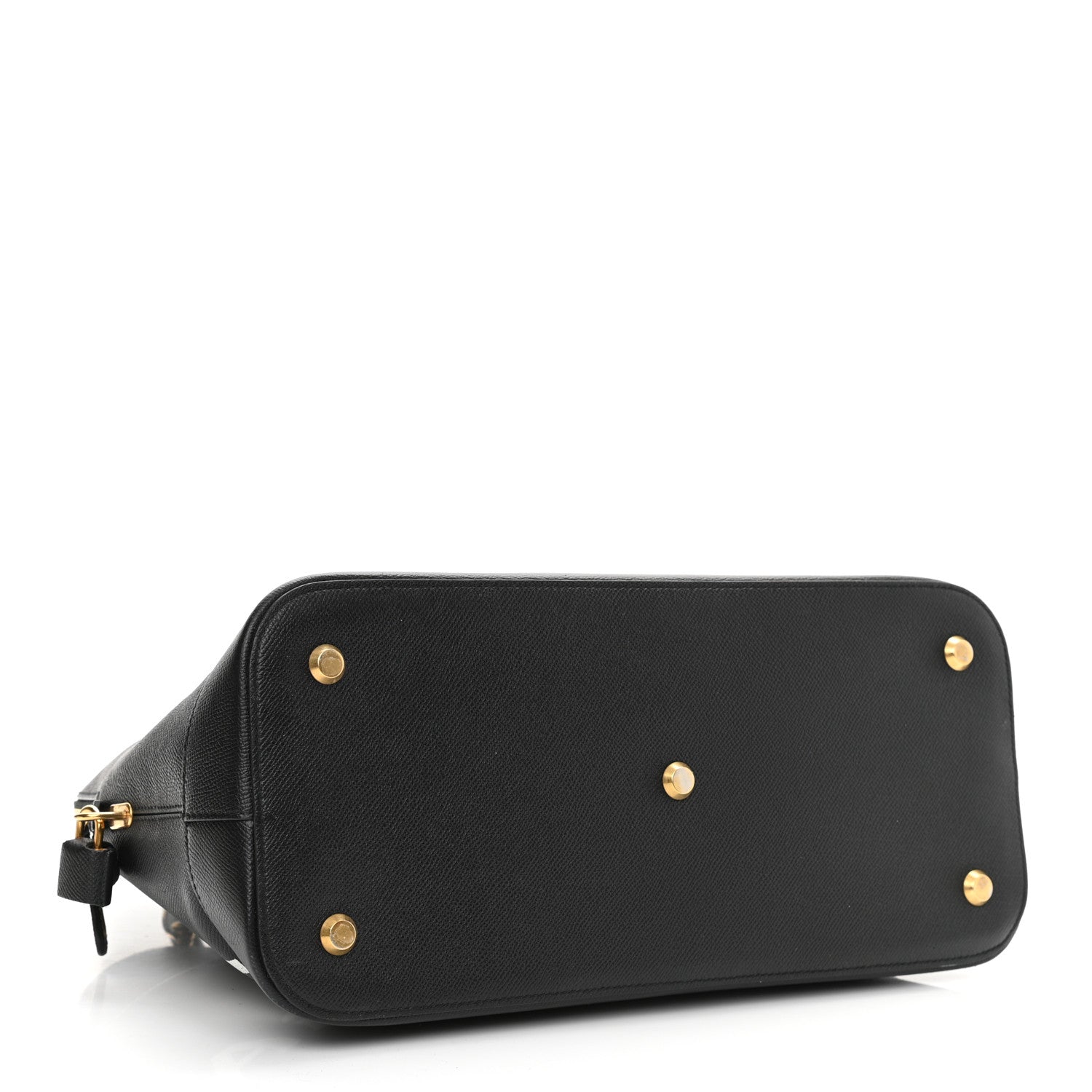 Balenciaga Signature Grained Calfskin Logo M Ville Top Handle Bag Black 4 of 12