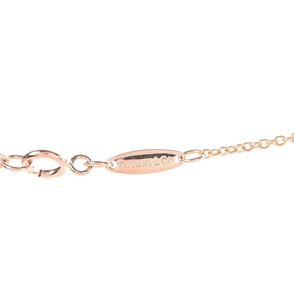 Tiffany 18K Rose Gold Diamond .03ct Elsa Peretti Diamonds by the Yard Pendant Necklace 5 of 5