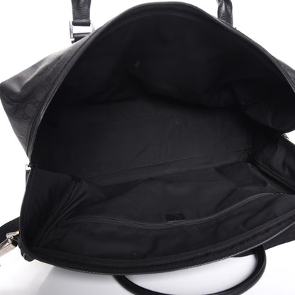 Gucci Nylon Monogram Large Duffle Bag Black 6 of 8