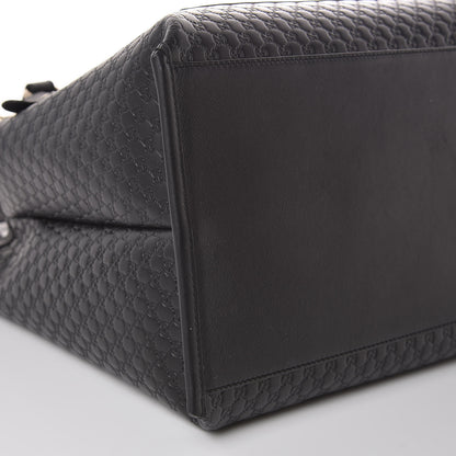 Gucci Soft Microguccissima Large Tote Black 10 of 11