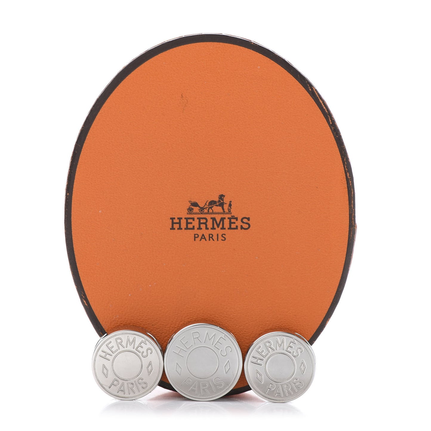 Palladium Clou De Selle Scarf Ring Set