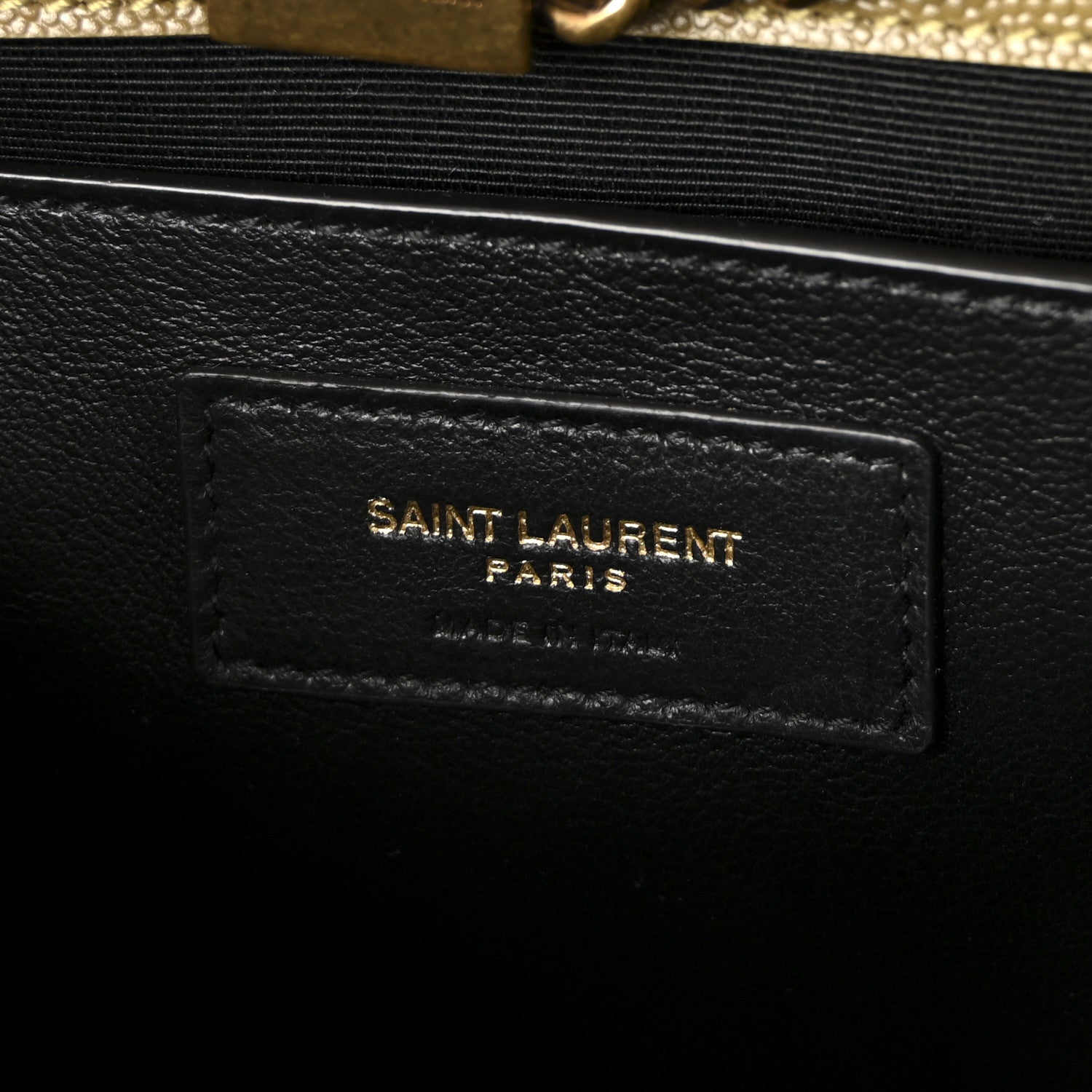 Saint Laurent Grain De Poudre Medium Monogram Kate Satchel Hazel