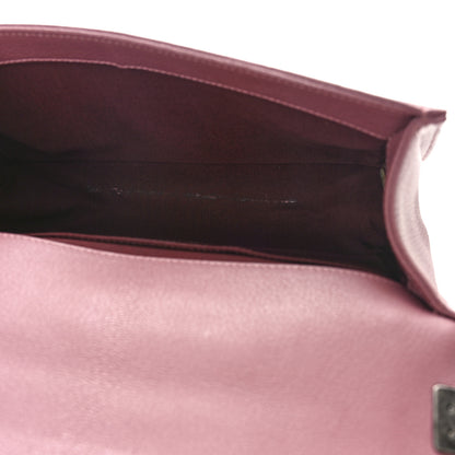 Chanel Goatskin Quilted Patent Medium Duo Boy Flap Pink Tan 5 of 12