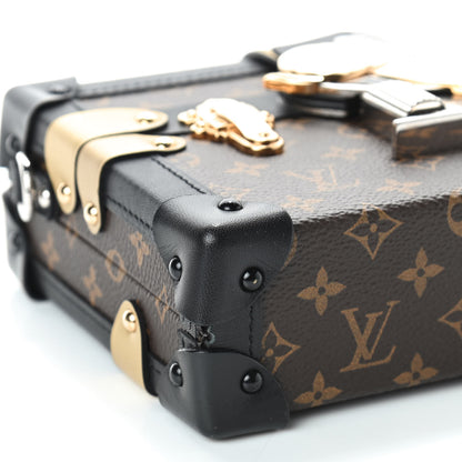 Louis Vuitton Monogram Column Petite Malle Black 6 of 9