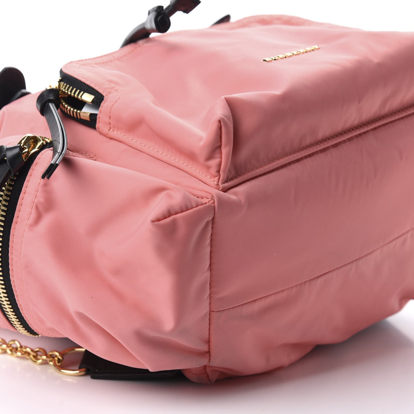 Nylon Medium Rucksack Backpack Bright Coral Pink