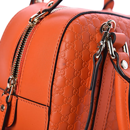 Gucci Soft Microguccissima Small Crossbody Bag Sun Orange 9 of 11