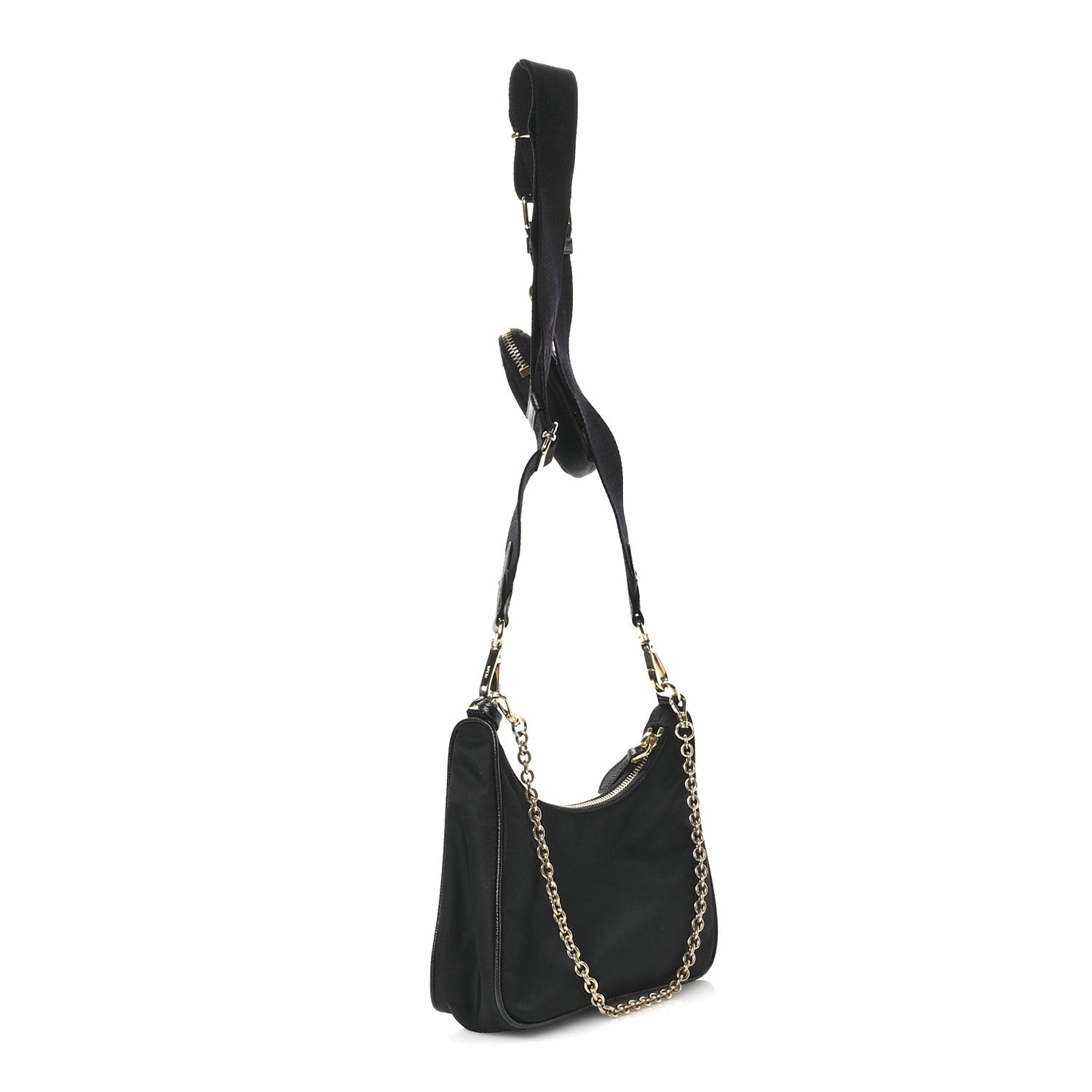 Prada Nylon Re-Edition 2005 Shoulder Bag Black 3 of 13