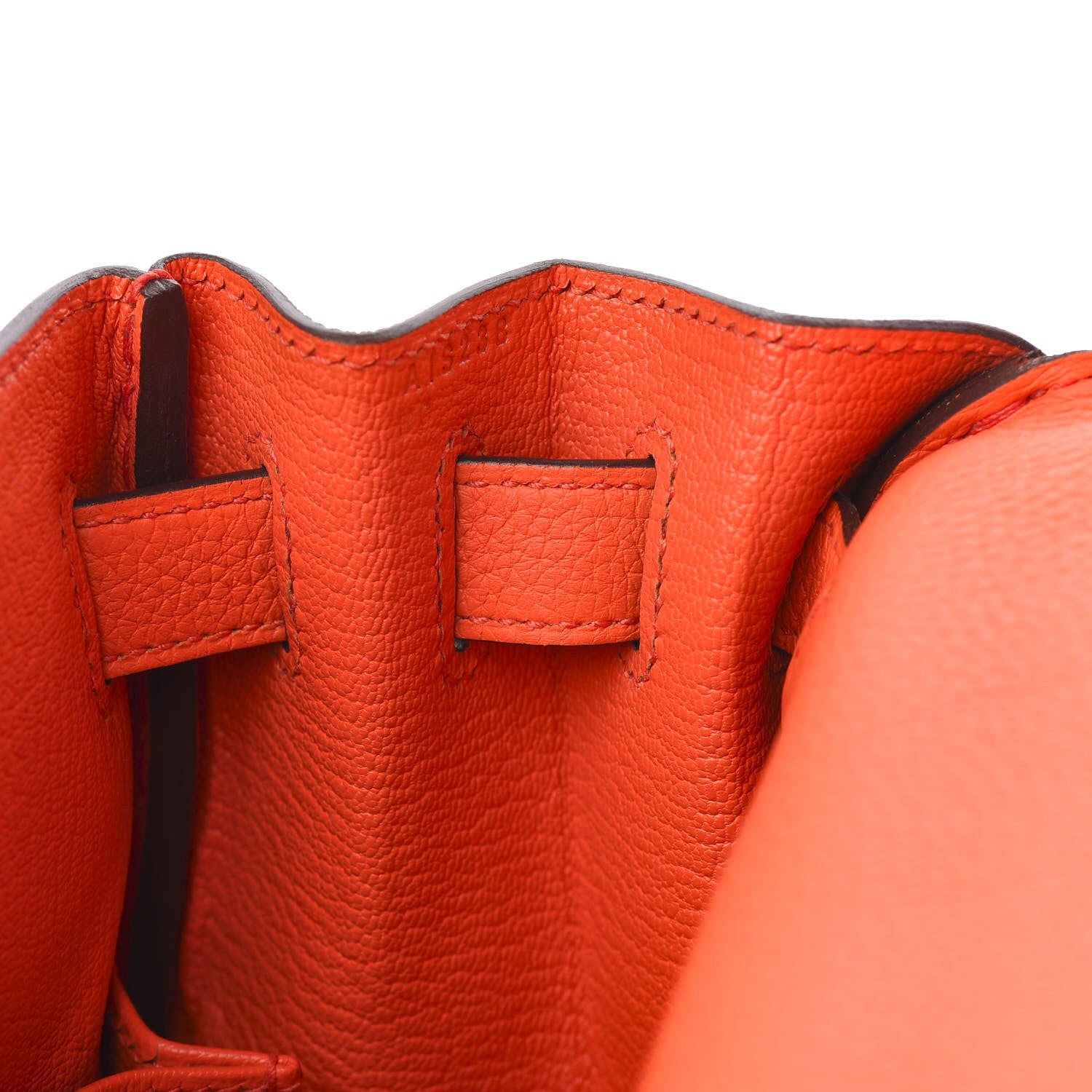 Hermes Togo Kelly Retourne 28 Poppy Orange 7 of 34