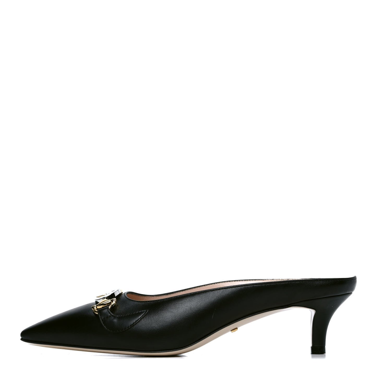Malaga Kid Zumi Low Heel Mules 38 Black